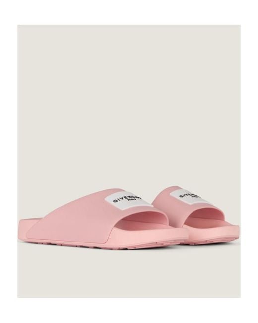 Givenchy Pink Label Flat Slip-On Slides
