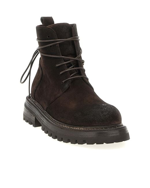 Marsèll Black Leather Boots for men