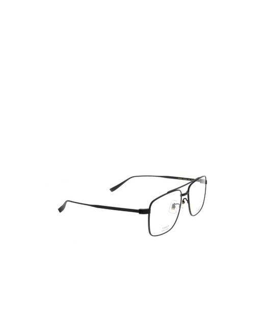 Dunhill White Pilot Frame Glasses for men