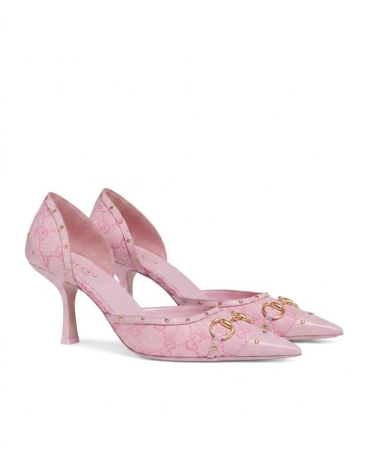 Gucci Pink Savoy Pump