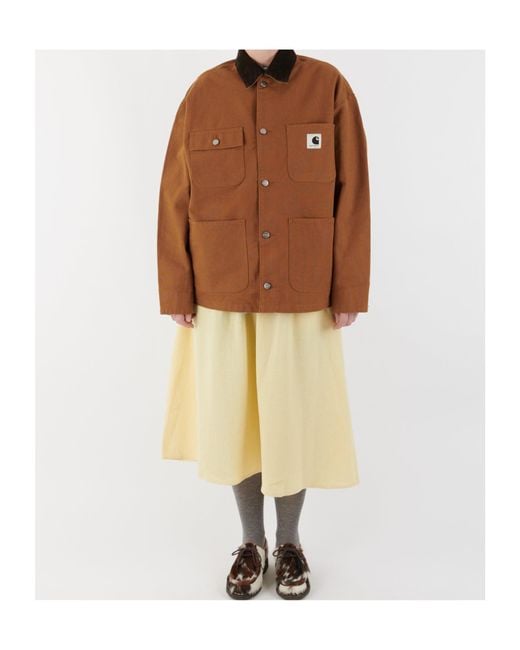 Carhartt Brown Long-Sleeved Work Jacket