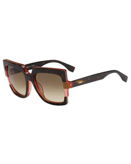 Fendi Multicolor Logo Details Sunglasses