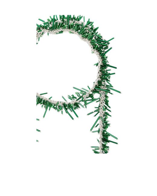 Dries Van Noten Green Beaded Necklace