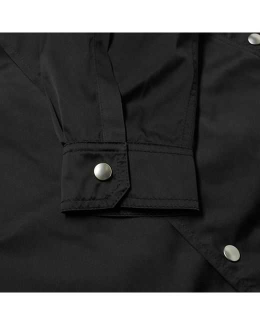 Rick Owens Black Snap-Button Jacket for men