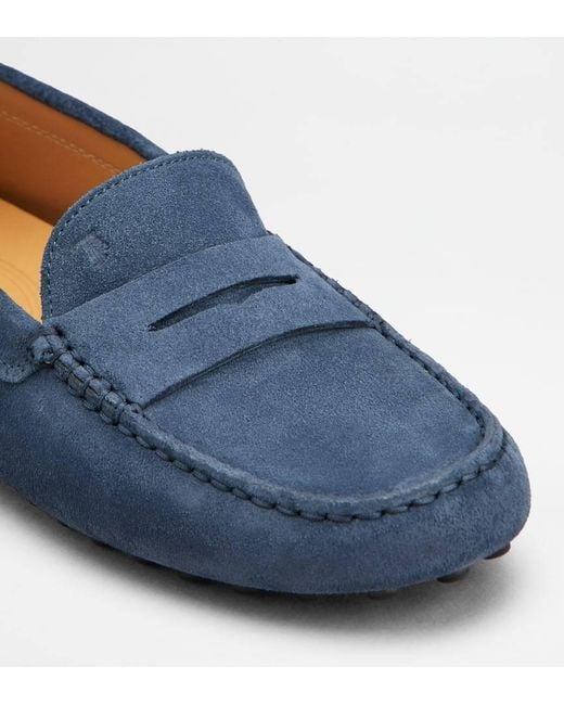 Tod's Blue Gommino Driving Loafers
