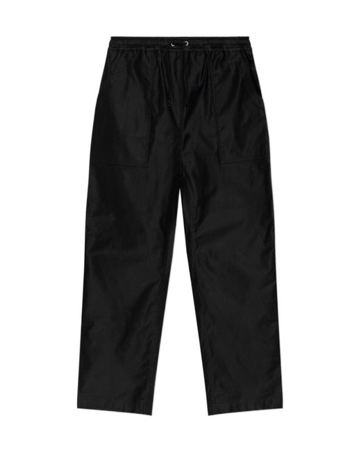 Comme des Garçons Black Drawstring Casual Pants for men