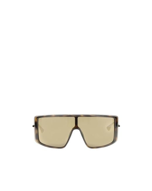 McQueen Natural Eyewear T-Bar Frame Sunglasses