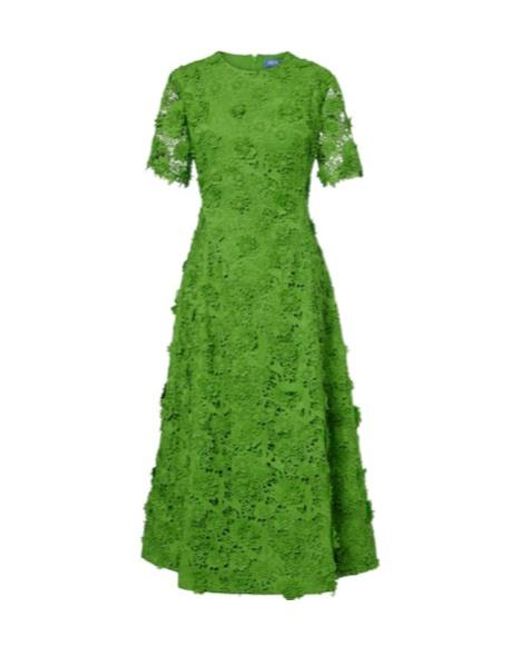 Leo Green Caroline Lace Midi Dress