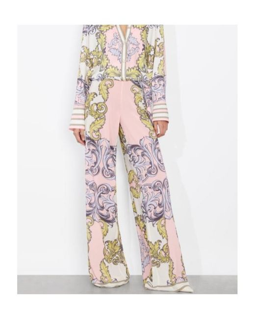 Alice + Olivia Multicolor Athena Wide Leg Pant
