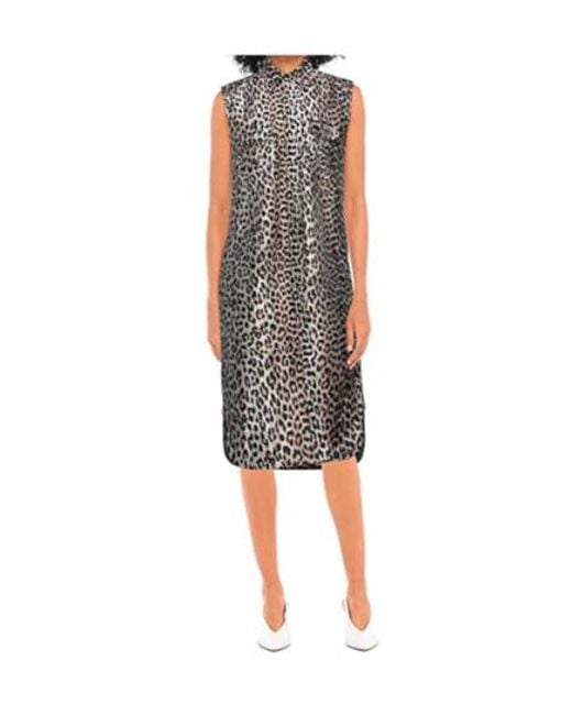 Ganni Gray Sleeveless Dress