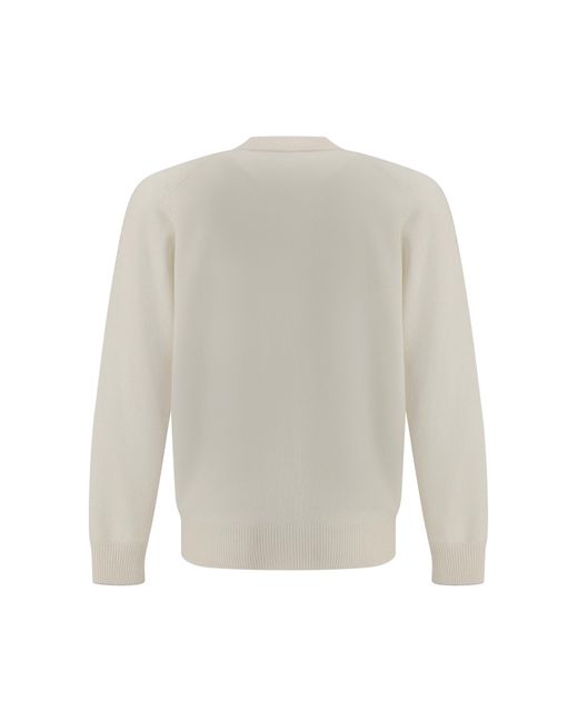 Brunello Cucinelli White Knitwear for men