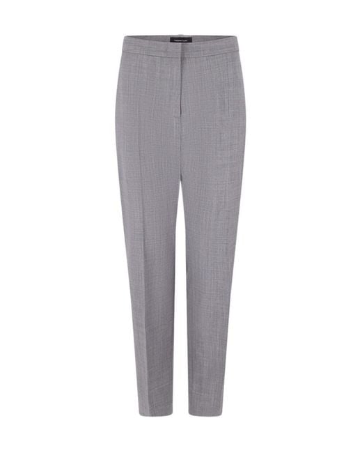 Fabiana Filippi Gray Pleated Casual Trousers