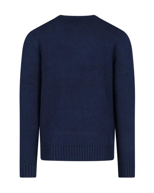 Polo Ralph Lauren Blue Long Sleeved Crewneck Jumper for men
