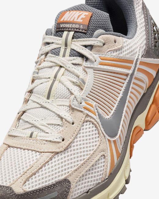 Nike White Zoom Vomero 5 Sneakers for men