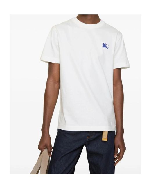 Burberry White T-Shirts & Vests for men