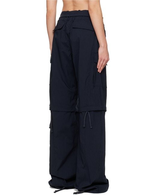 OTTOLINGER Blue Work Casual Pants