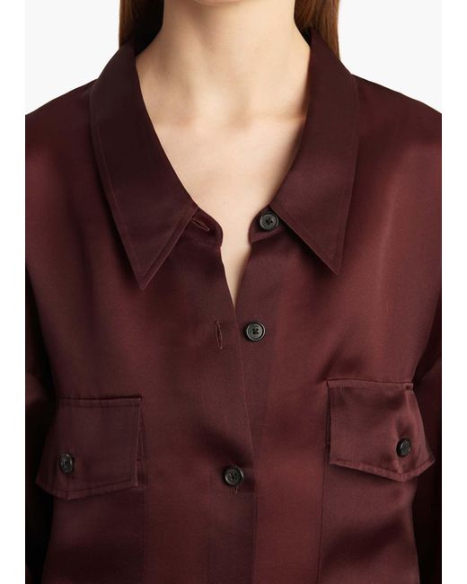 Khaite Purple Long Sleeve Shirt