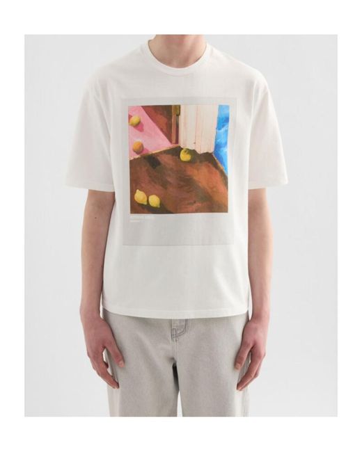 Jil Sander White Cotton Crew-Neck T-Shirt for men