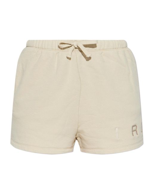 IRO Natural Drawstring Shorts