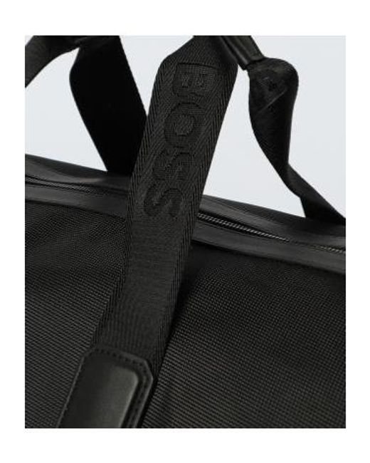 Boss Black Boss Zip Pocket Duffle Bag for men