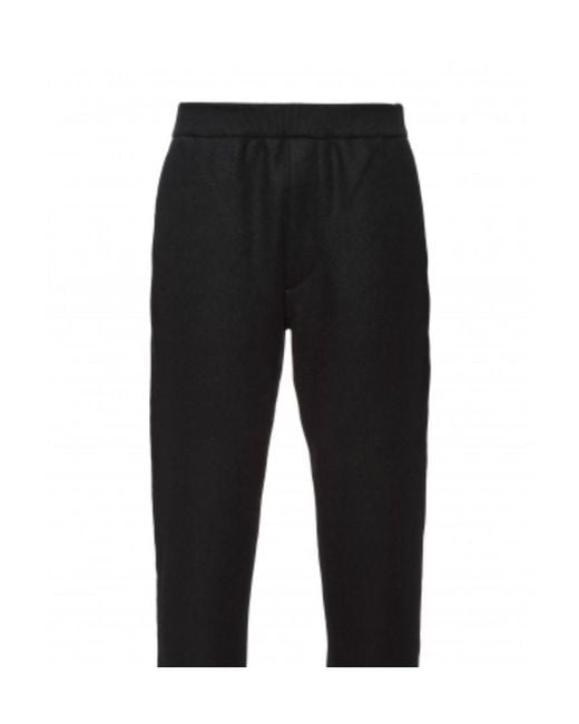 Prada Black Knitted Track Pants for men