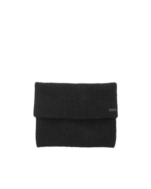 Saint Laurent Black Knit Folded Collar for men