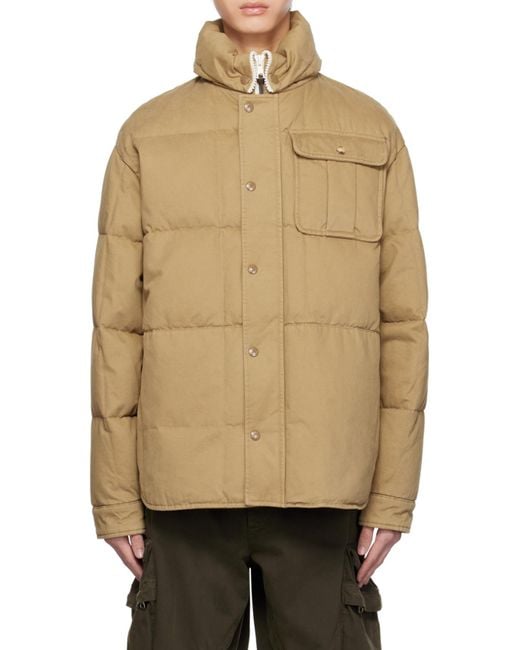Moncler Brown Fieldrush Short Down Jacket for men