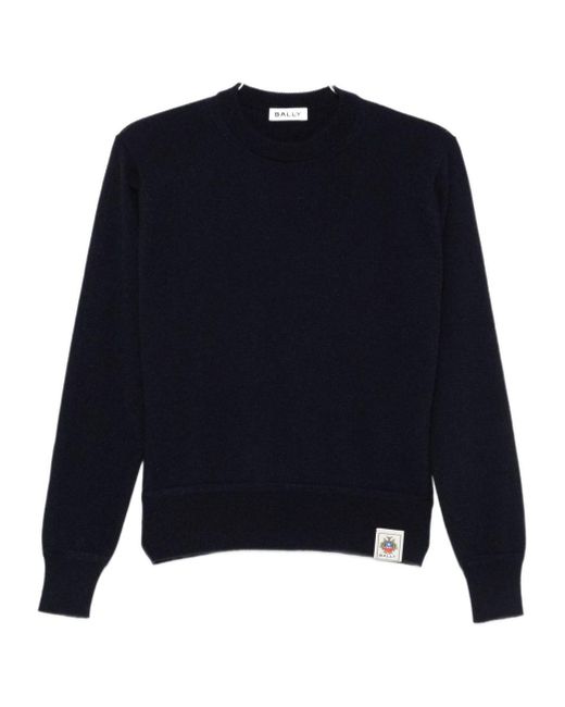 Bally Blue Long-Sleeved Sweater