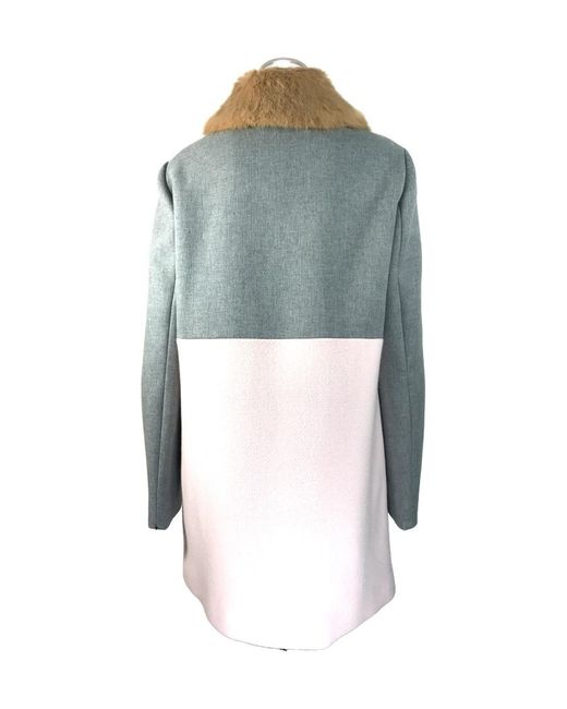 Sportmax Blue Logo Coat