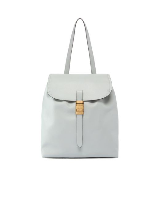 Pinko White Drawstring Backpack