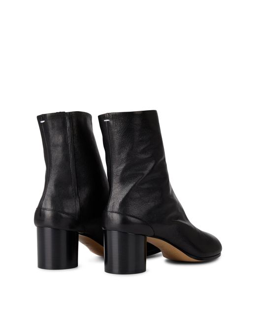Maison Margiela Black Tabi Ankle Boots 60Mm