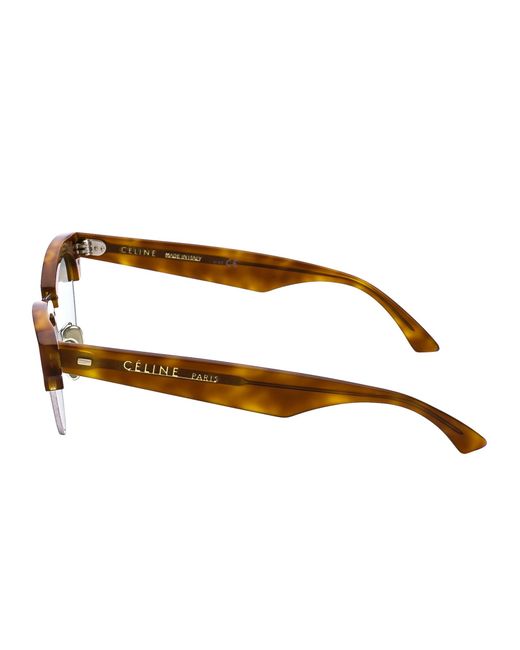 Céline Metallic Cat Eye Frame Glasses