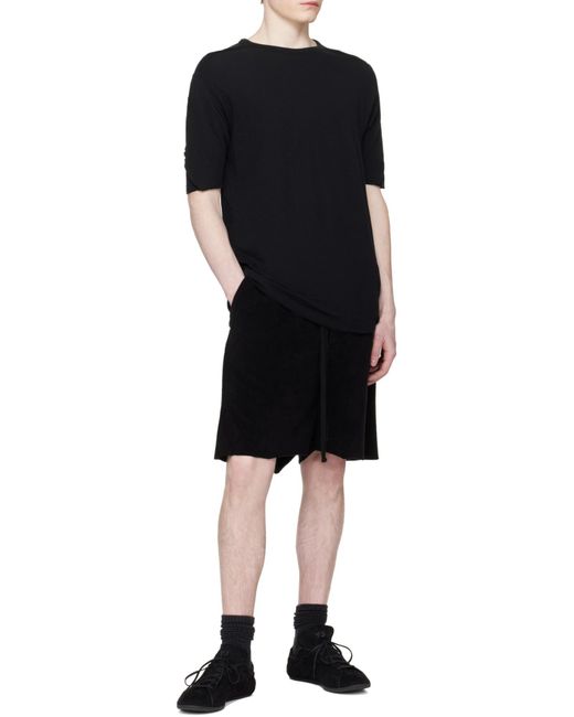 Thom Krom Black Short-Sleeved T-Shirt for men