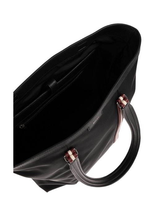 Bally Black Logo Handbag for men