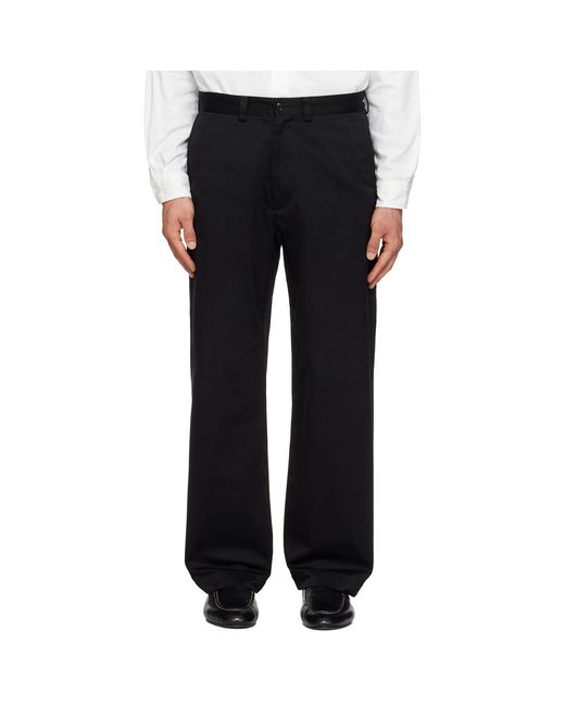 Nanamica Gray Wide-Leg Straight-Leg Casual Pants for men