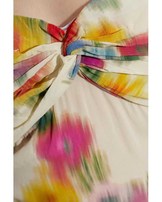 Isabel Marant White Patterned Suspenders