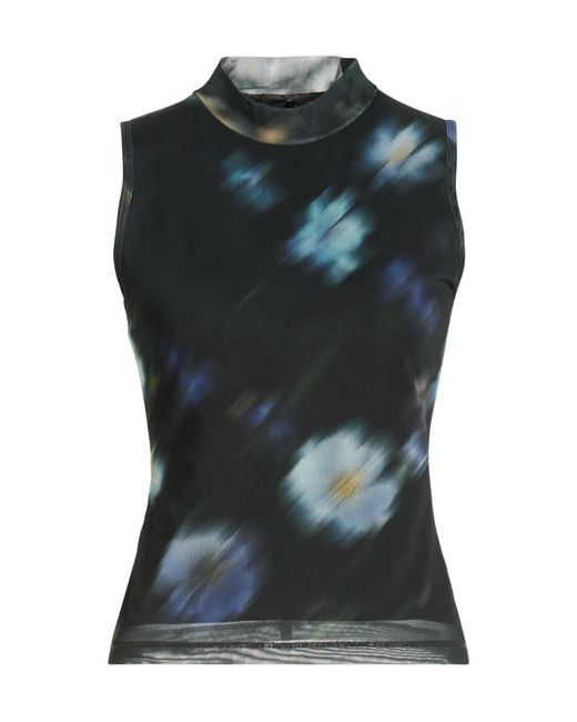 Rag & Bone Black Floral-Print T-Shirts