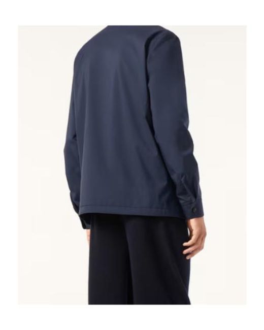 Loro Piana Blue Buttonned Pocket Jacket for men