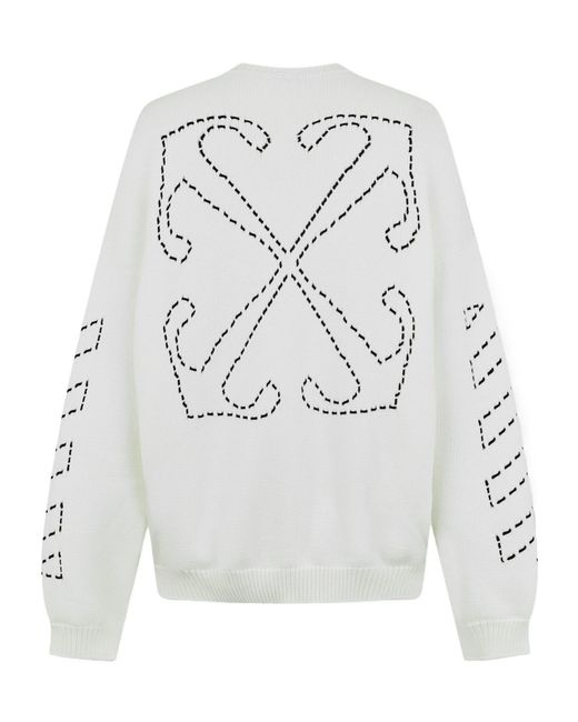 Off-White c/o Virgil Abloh White Arrows Crew Neck Sweatshirt for men