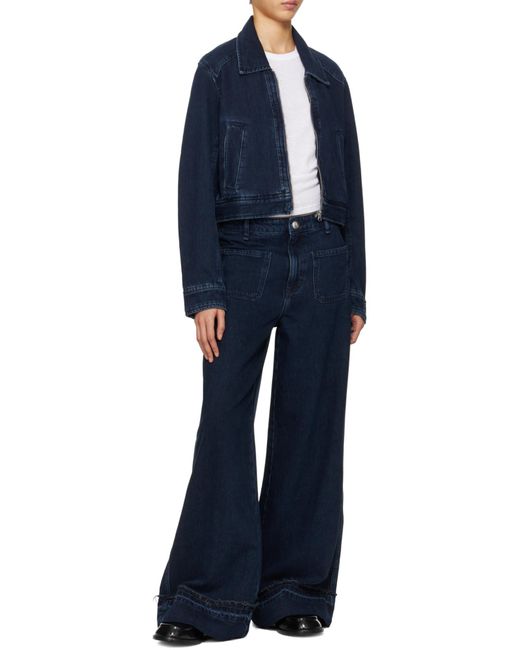 Rag & Bone Blue Jeans With Belt Loops