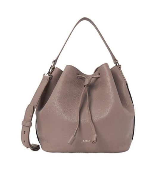 Bally Brown Bucket Bag