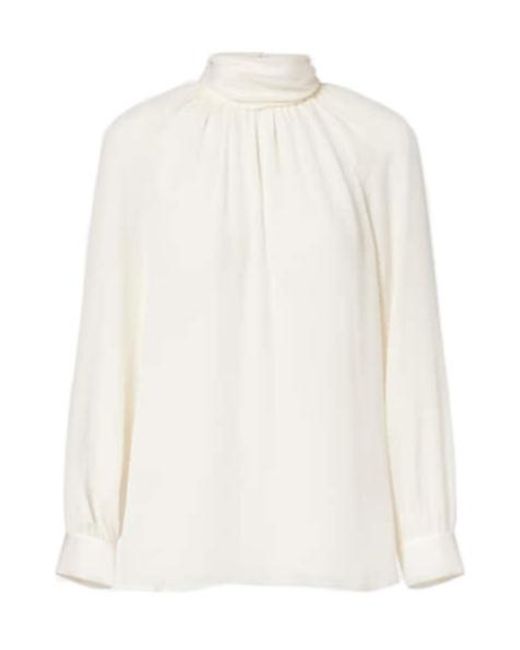 Nili Lotan White Long Sleeve Shirt