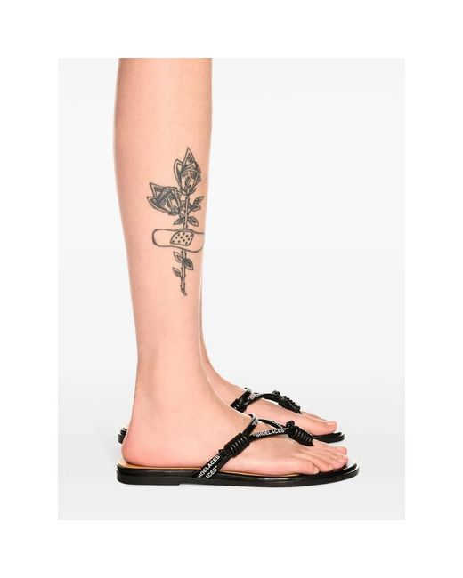 Off-White c/o Virgil Abloh Black Sholace Sandals