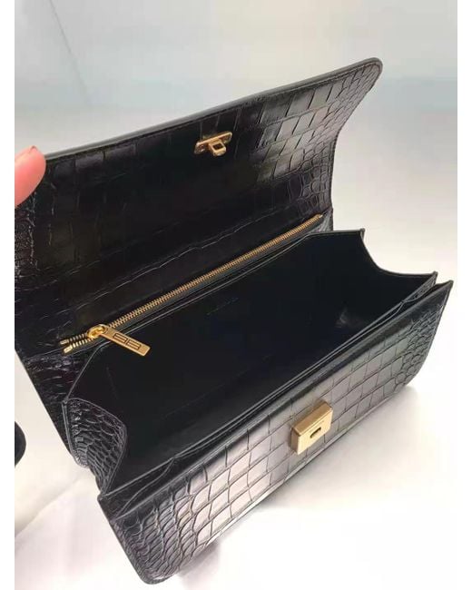 Balenciaga Black Small Gossip Satchel Bag