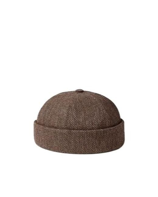 Loro Piana Brown Patterned Hat for men