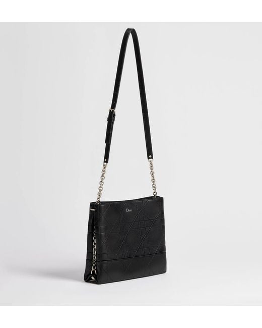 Dior Black Trianon Bag With Chain