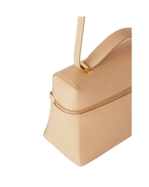 Loro Piana Natural Zip-Open Shoulder Bag