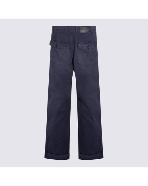 Acne Blue Belt Loop Jeans for men