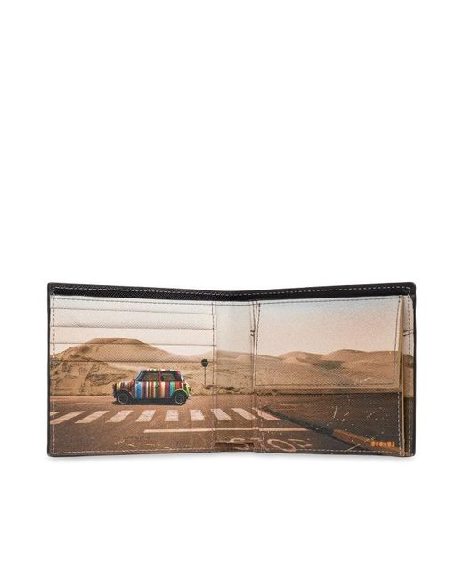 Paul Smith Black Desert Mini Interior Billfold Wallet for men