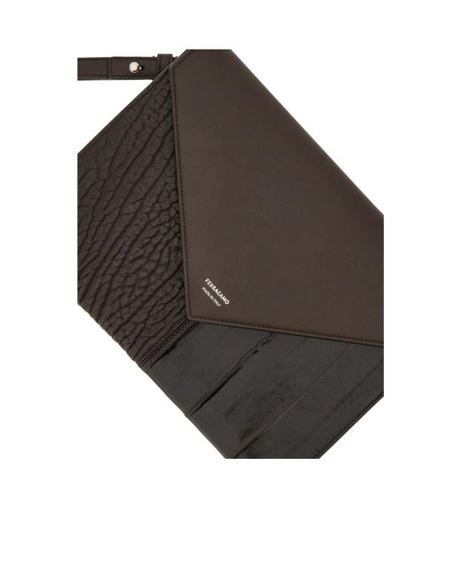 Ferragamo Black Document Holder for men